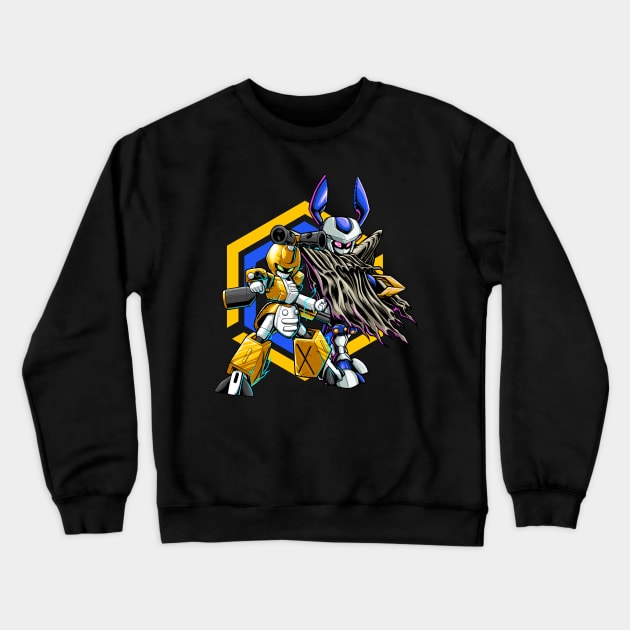 Metabee vs Rokusho Crewneck Sweatshirt by WahyudiArtwork